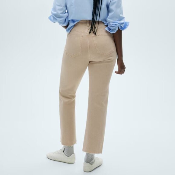 Mango Sienna High-Rise Flared Cropped Jeans - Picture 3 of 12